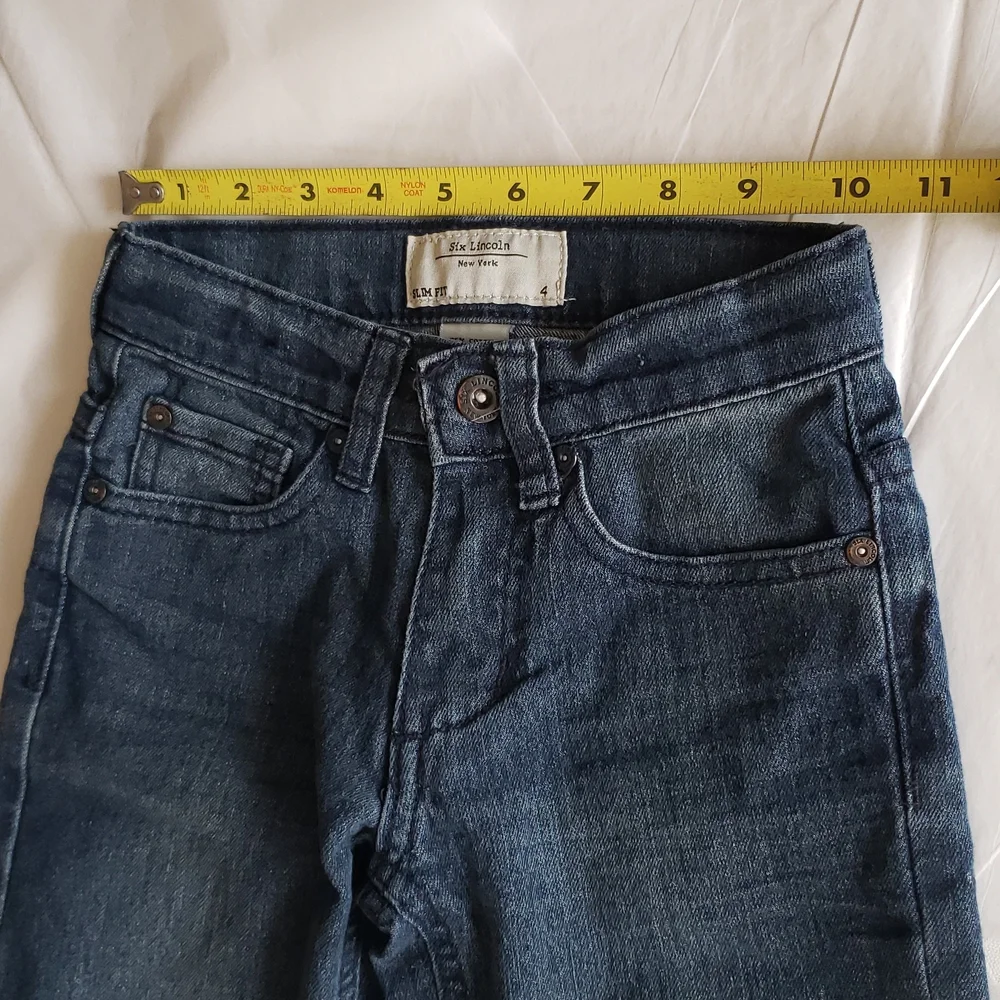 Six Lincoln New York Kids Toddler Size 4 Slim Fit Straight Leg Jeans Denim EUC